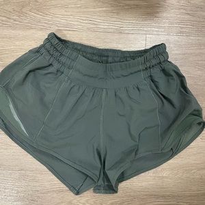 Lululemon hotty hot running shorts size 2